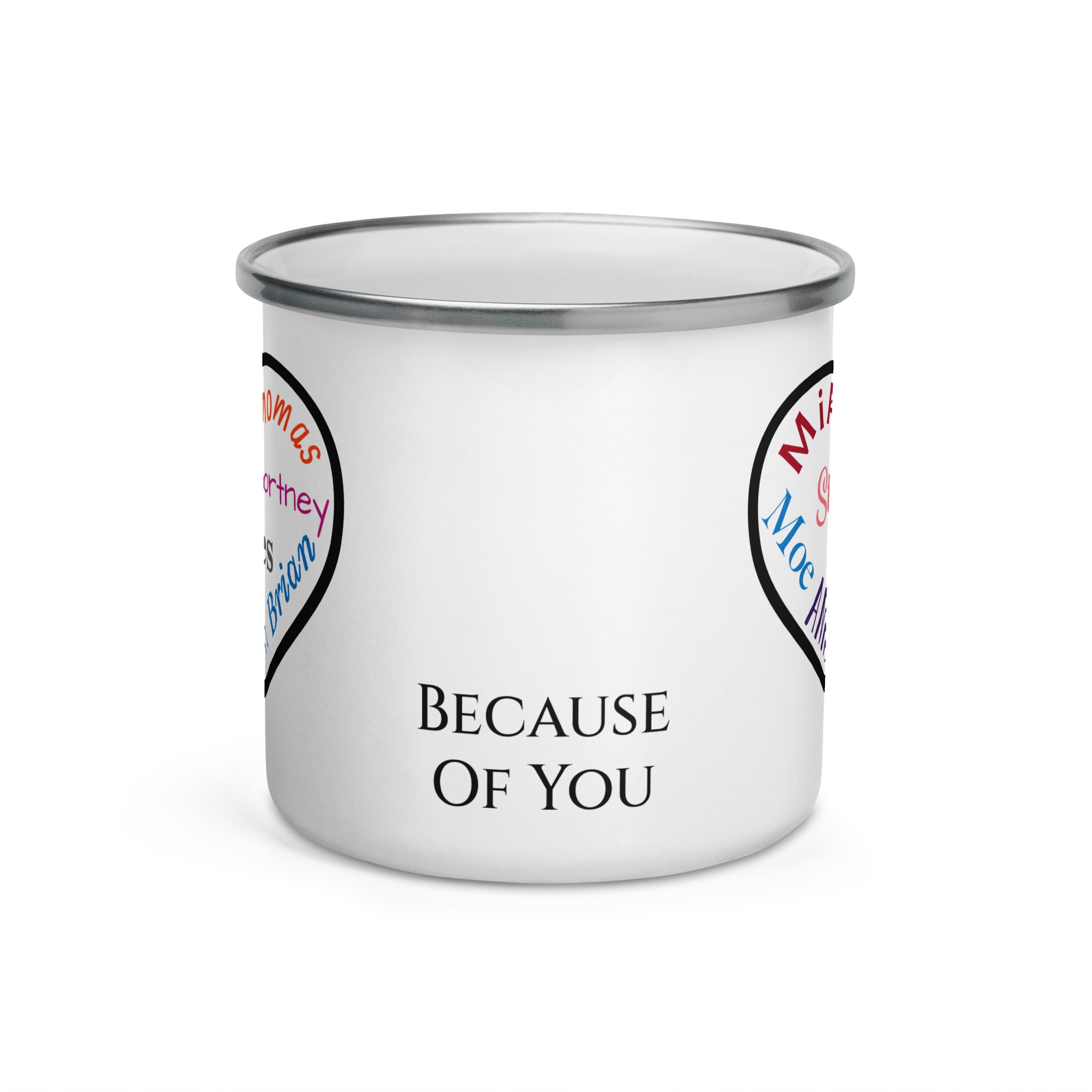 "Because of You" Coffee Mug